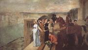 Edgar Degas Semiramis Building Babylon (mk06) oil